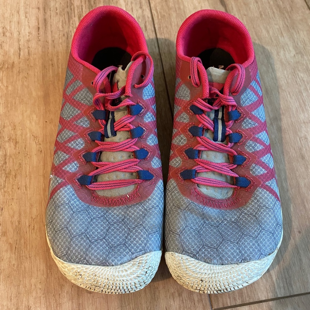 Merrell Azalea Pink/Gray Women's Barefoot Sneakers